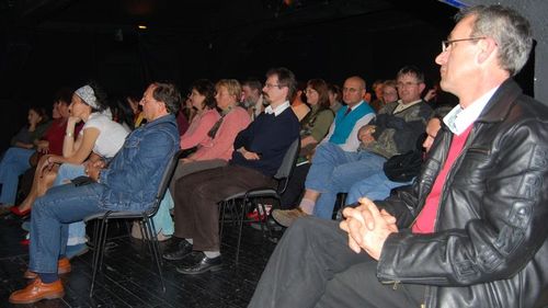 Tóth Krisztina kötetbemutató estje a Jókai Színházban, 2010. április.