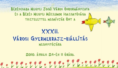 Szombaton nyílik a XXXII: Városi Gyermekrajz-kiállítás a Munkácsy Mihály Múzeumban