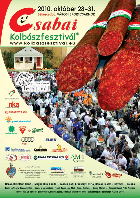 Százezren a Békéscsabai Kolbászfesztiválon 