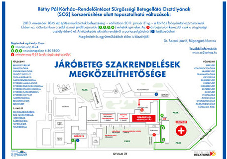  Réthy Pál Kórház-Rendelőintézet Sürgősségi Betegellátó Osztály