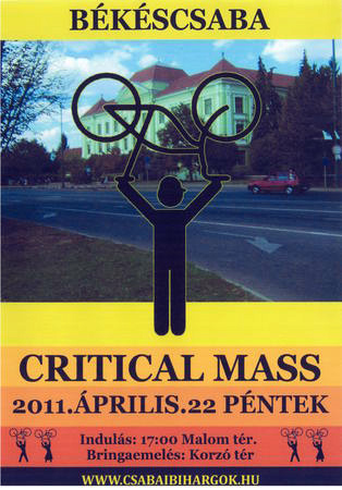 Critical Mass Békéscsabán Critical Mass