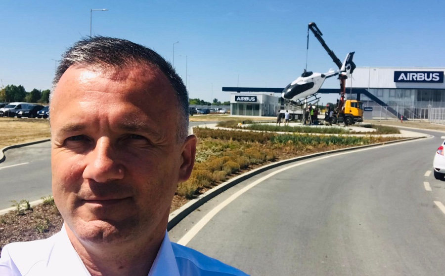 Helikopter jelzi az utat – hamarosan nyit a gyulai Airbus-gyár